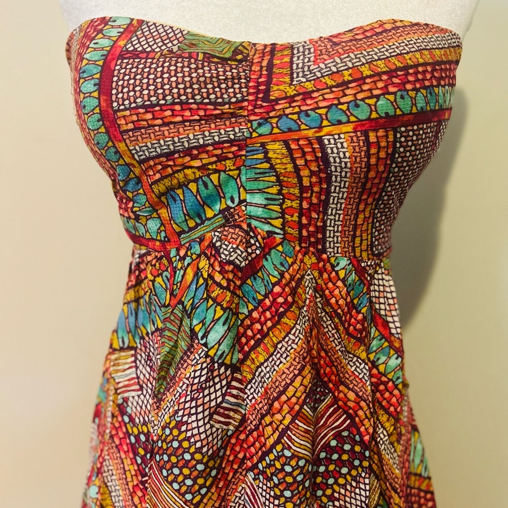 American Rag  Flamingo Color Women's Strapless Dress, Size Medium - Picture 7 of 12